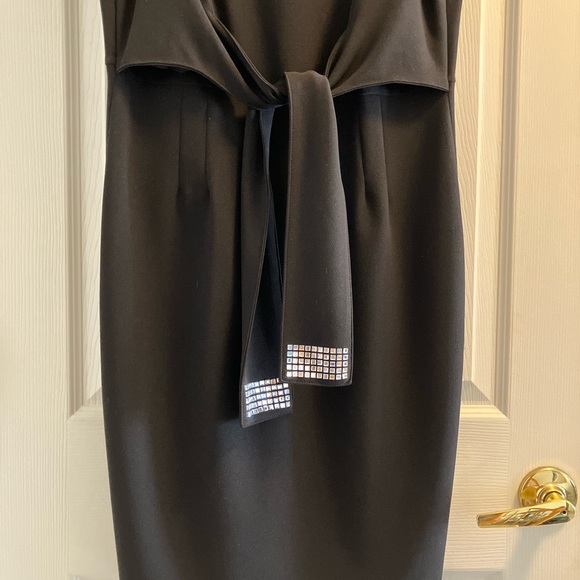 Tommy Hilfiger Black Dress Tie Waist with Sequins - Picture 2 of 3